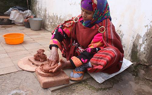 poterie de Sejnane argile naturelle modelage main
