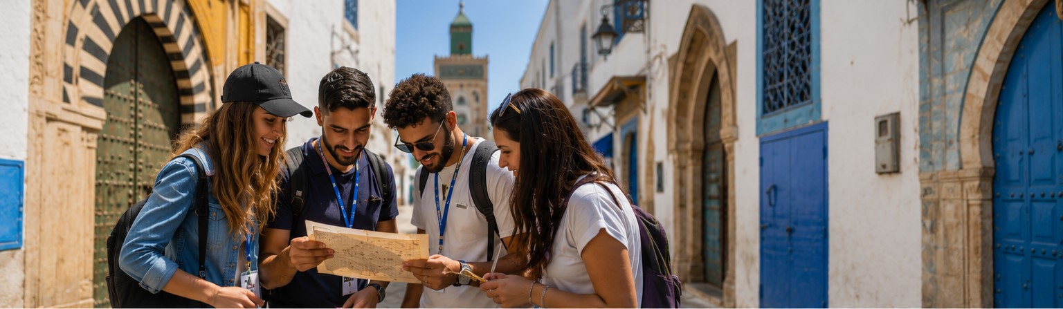Une activité ludique au cœur de la vieille ville de Tunis