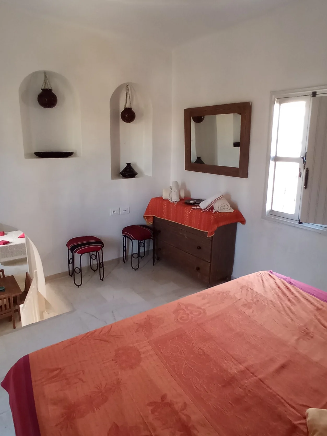 chambre Suite familiale côté patio 4 personnes